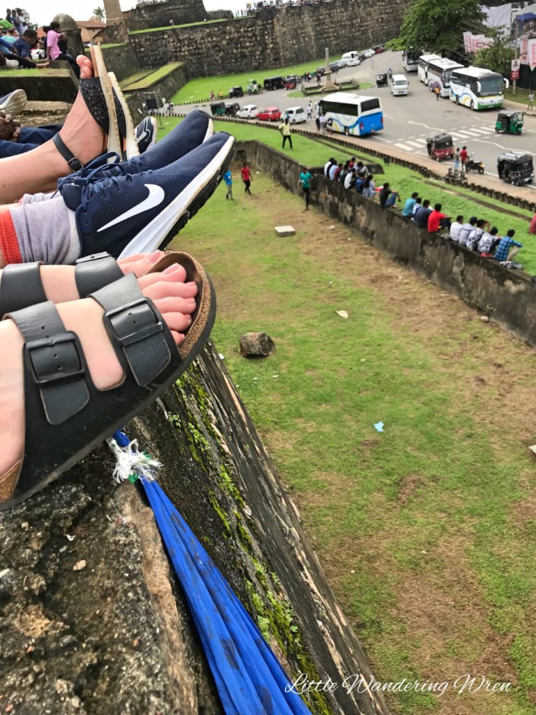 Watching England v Sri Lanka Galle (outside the grounds!)