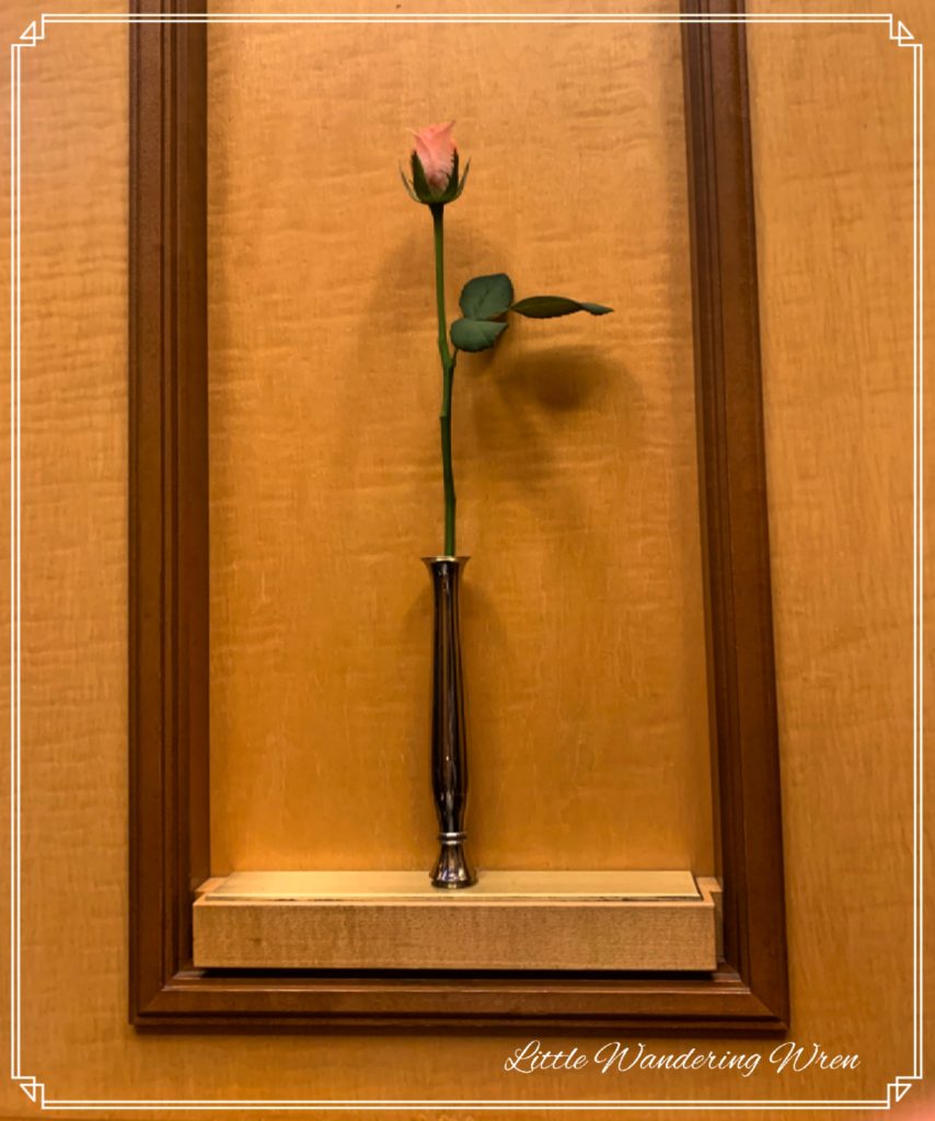 Rose in the lift Imperial Hotel Tokyo
