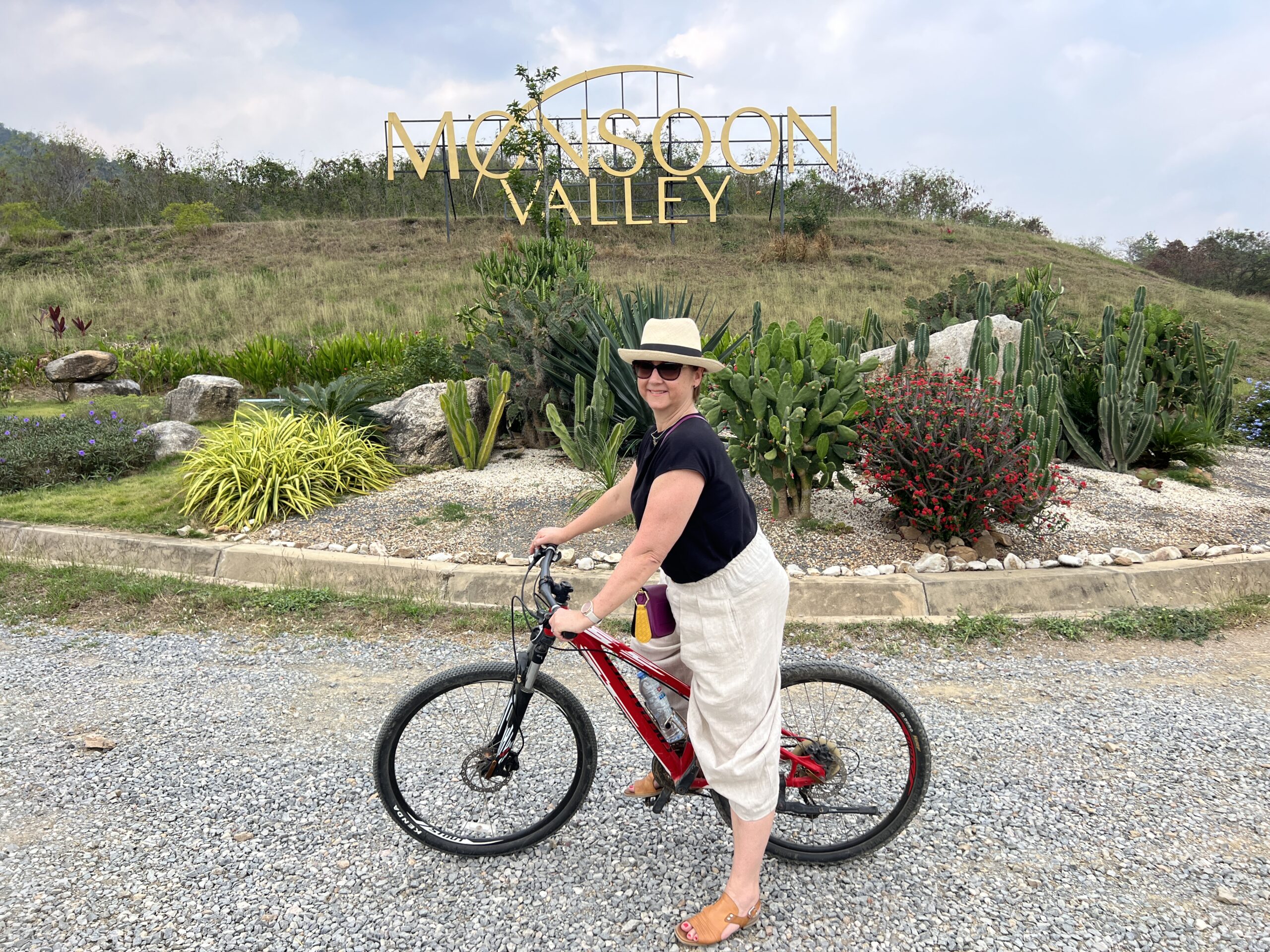 Let's cycle around Monsoon Valley Vineyard