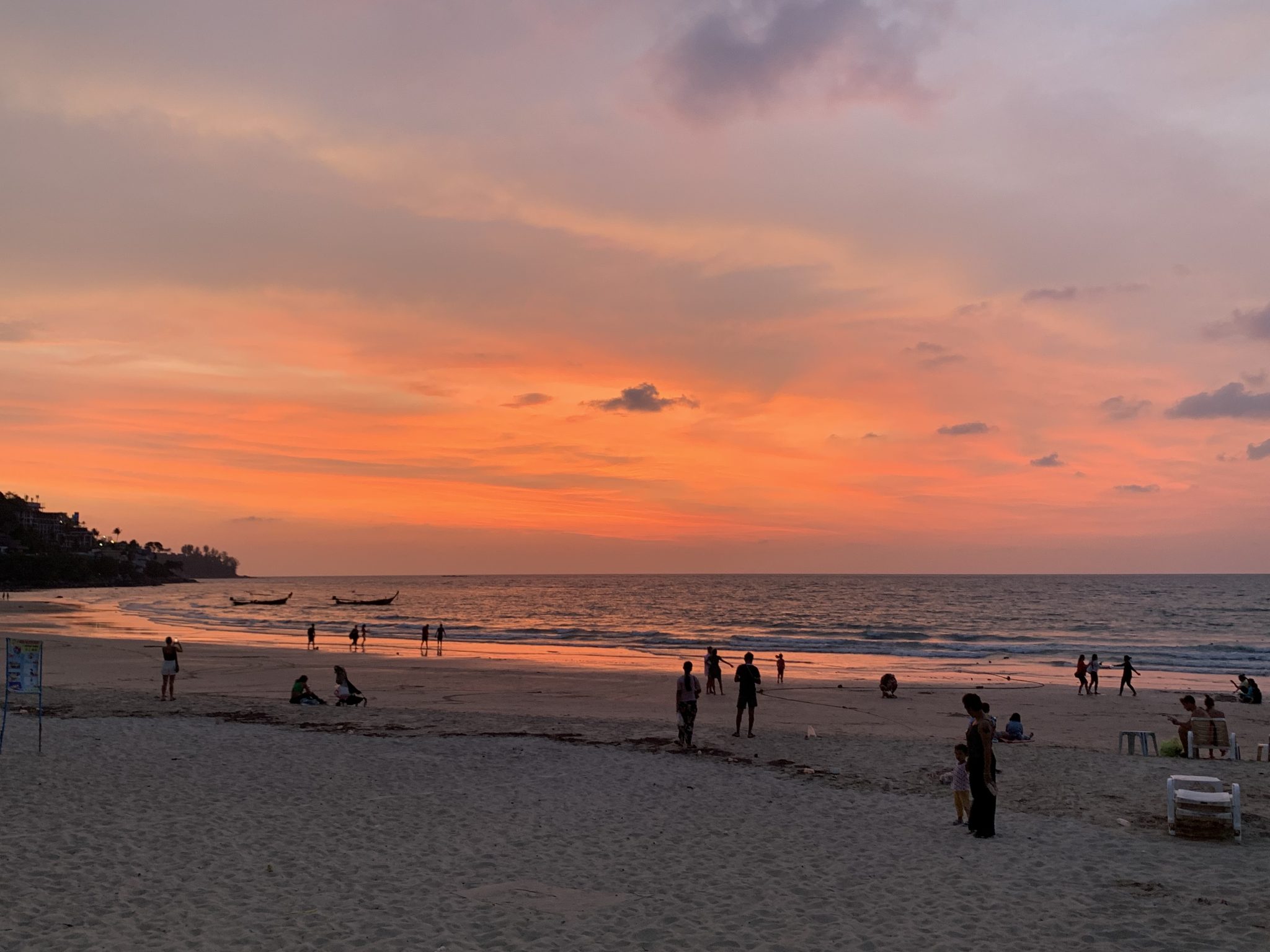Kamala Beach sunset April 2023