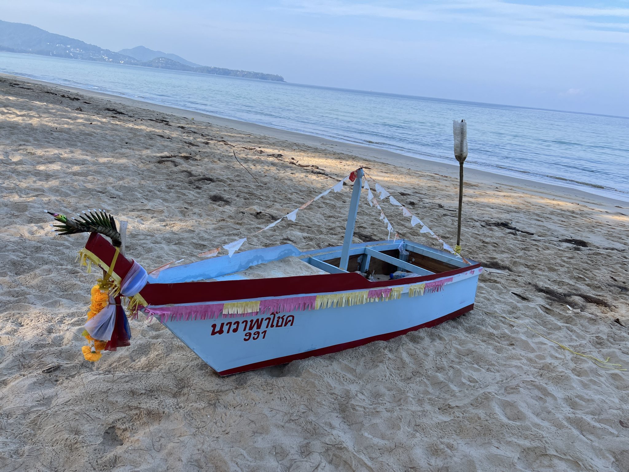 Charming childs boat discovered on Layan Beach April 2023