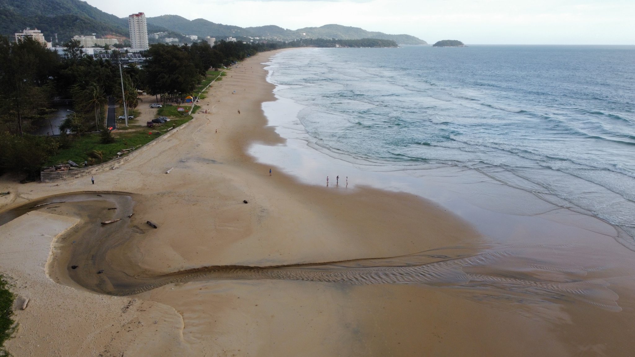 Aerial Karon Beach