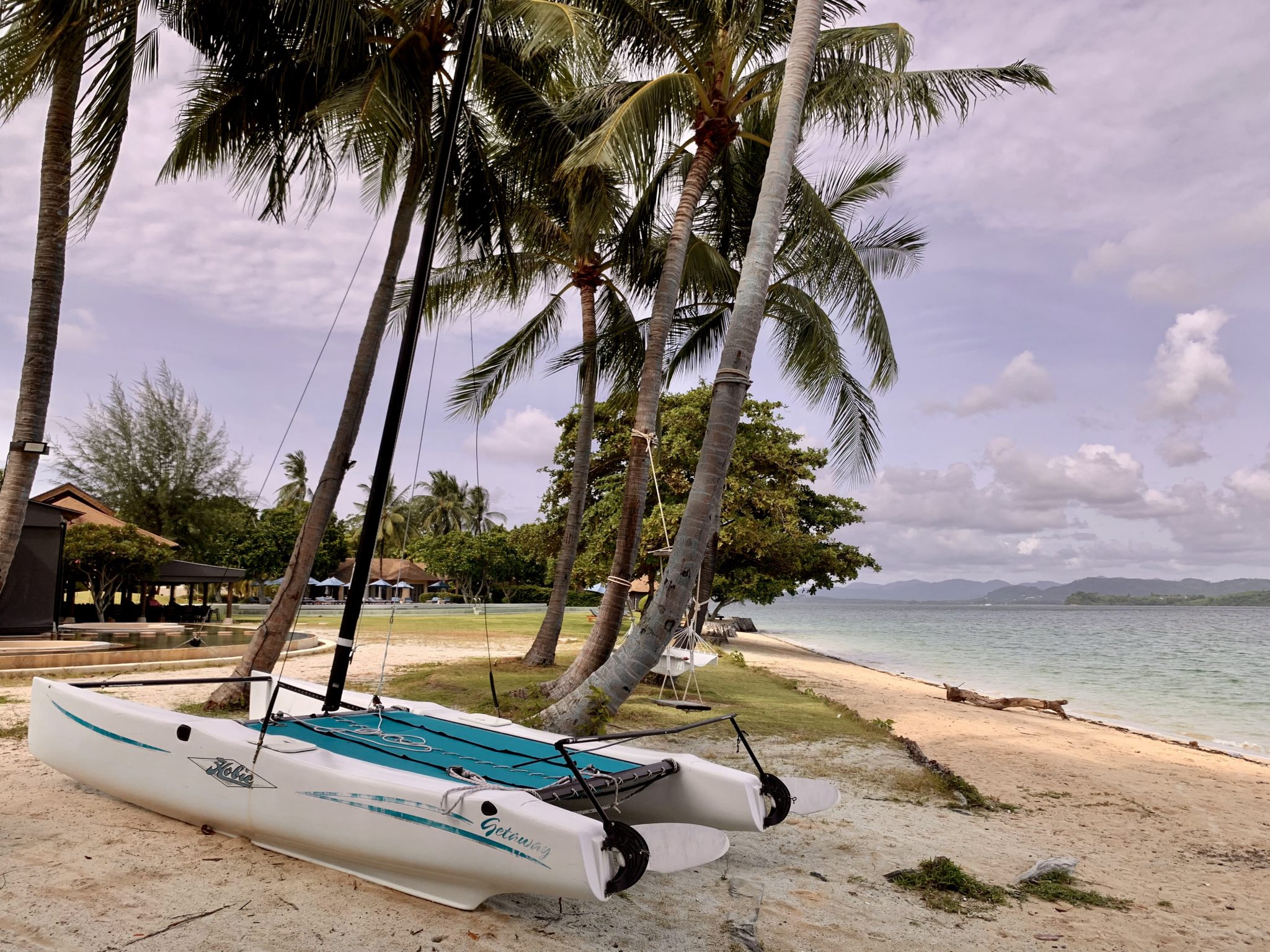 Beach and watersports at The Naka Island