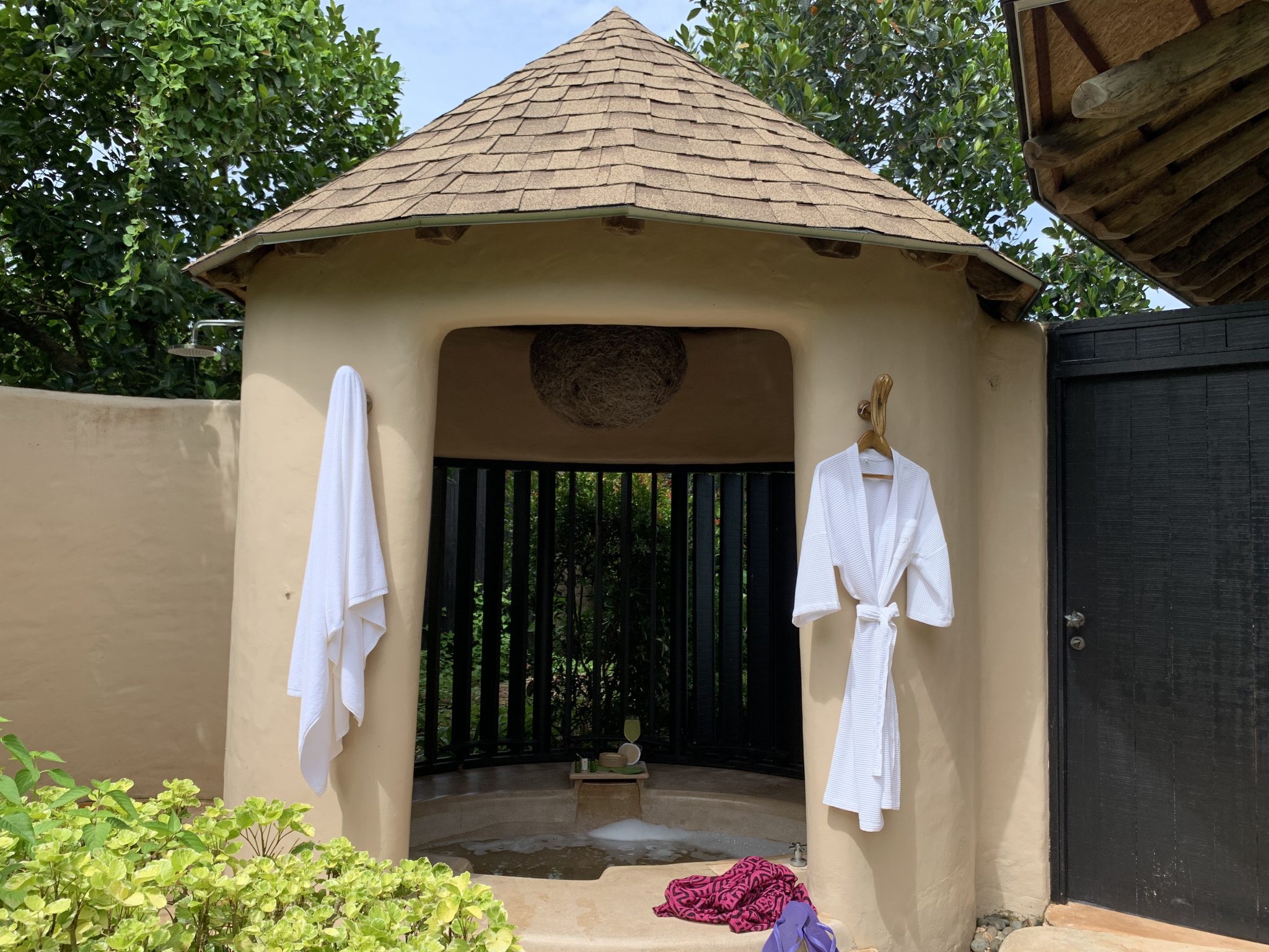 Best outdoor bath at The Naka Island