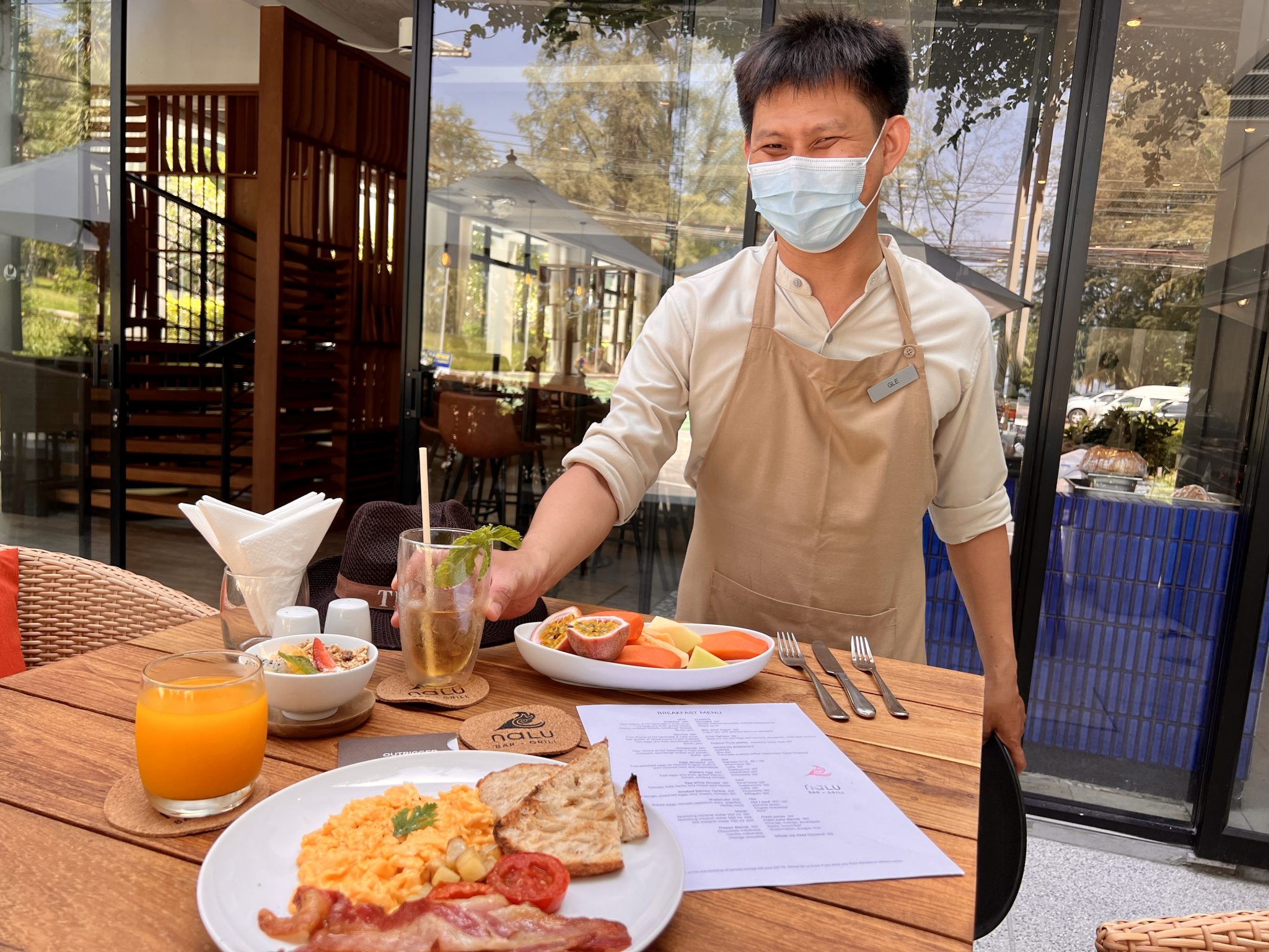 American Set breakfast Nalu Bar and Grill