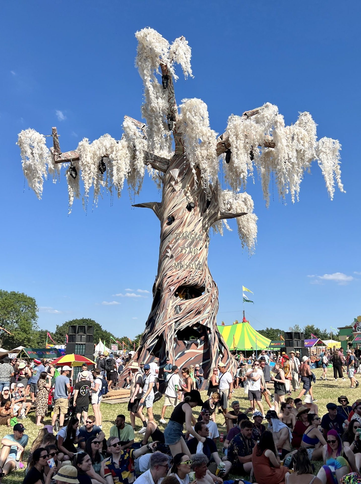 Interactive Rave Tree Greenpeace Field Glastonbury