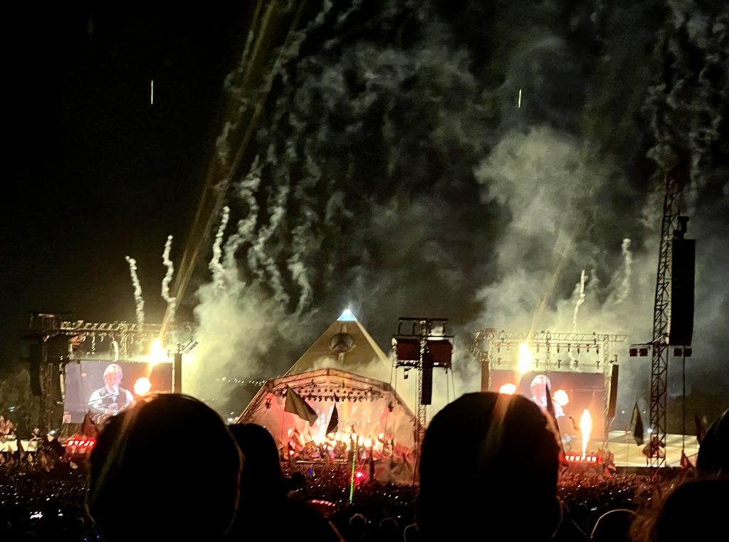 Pyramid Stage at Glastonbury