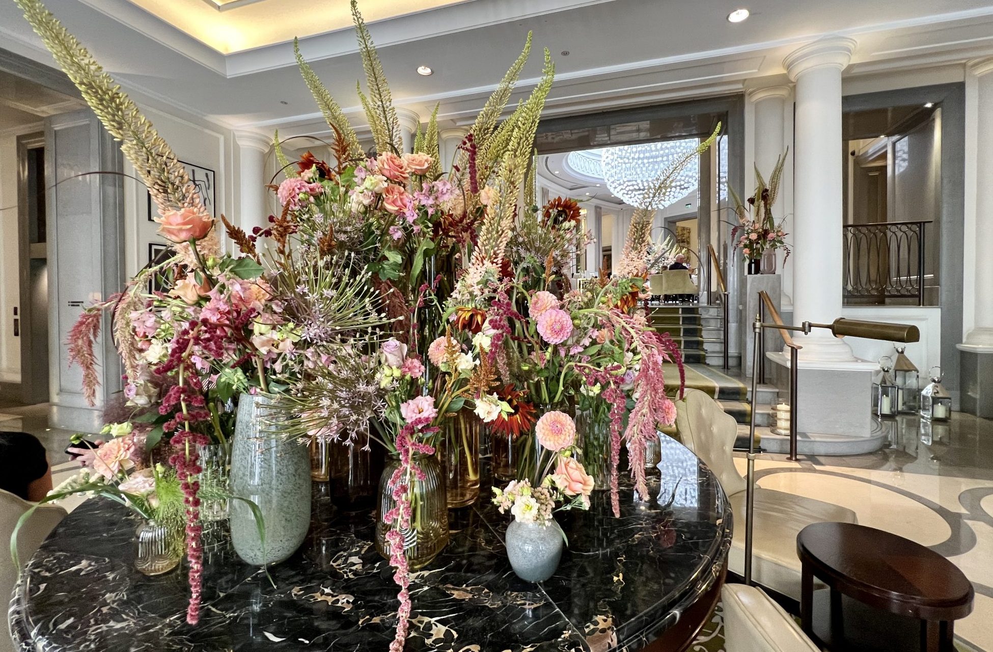 Floral entrance at Corinthia London