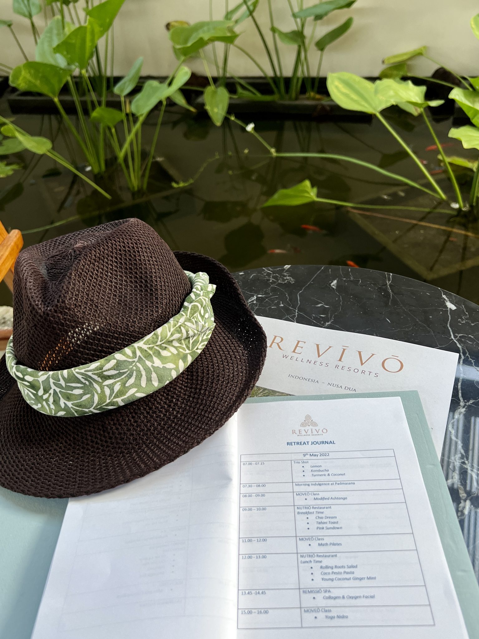Revivo Wellness Resort Bali Daily Schedule