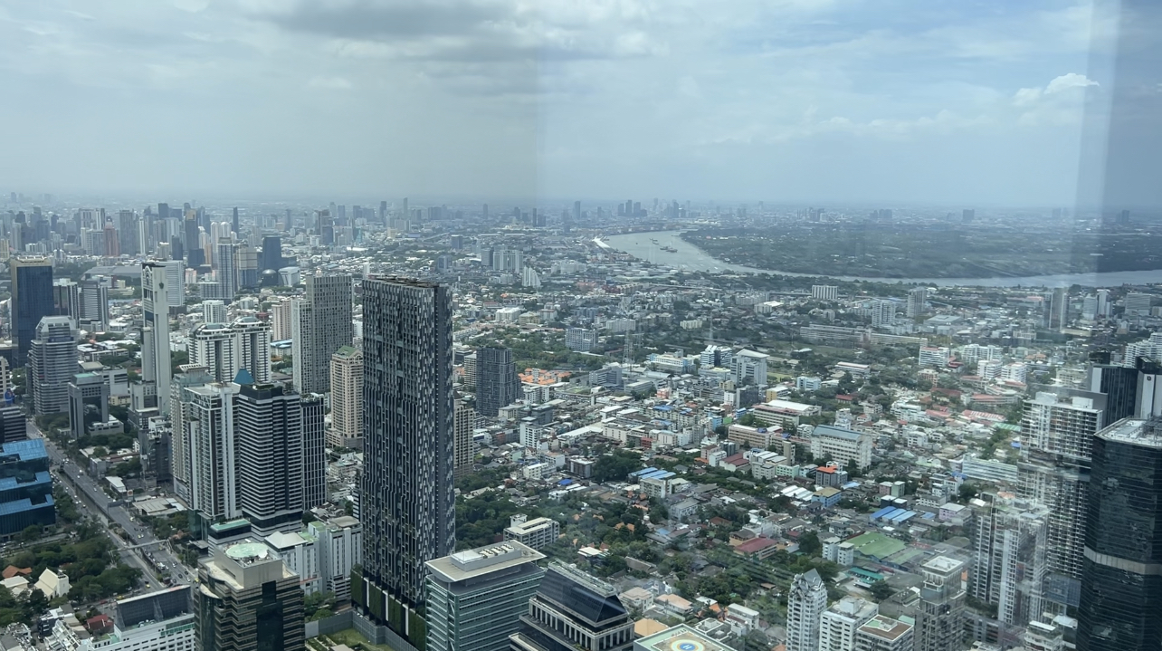 View of Bangkok from Mahanakhon Tower