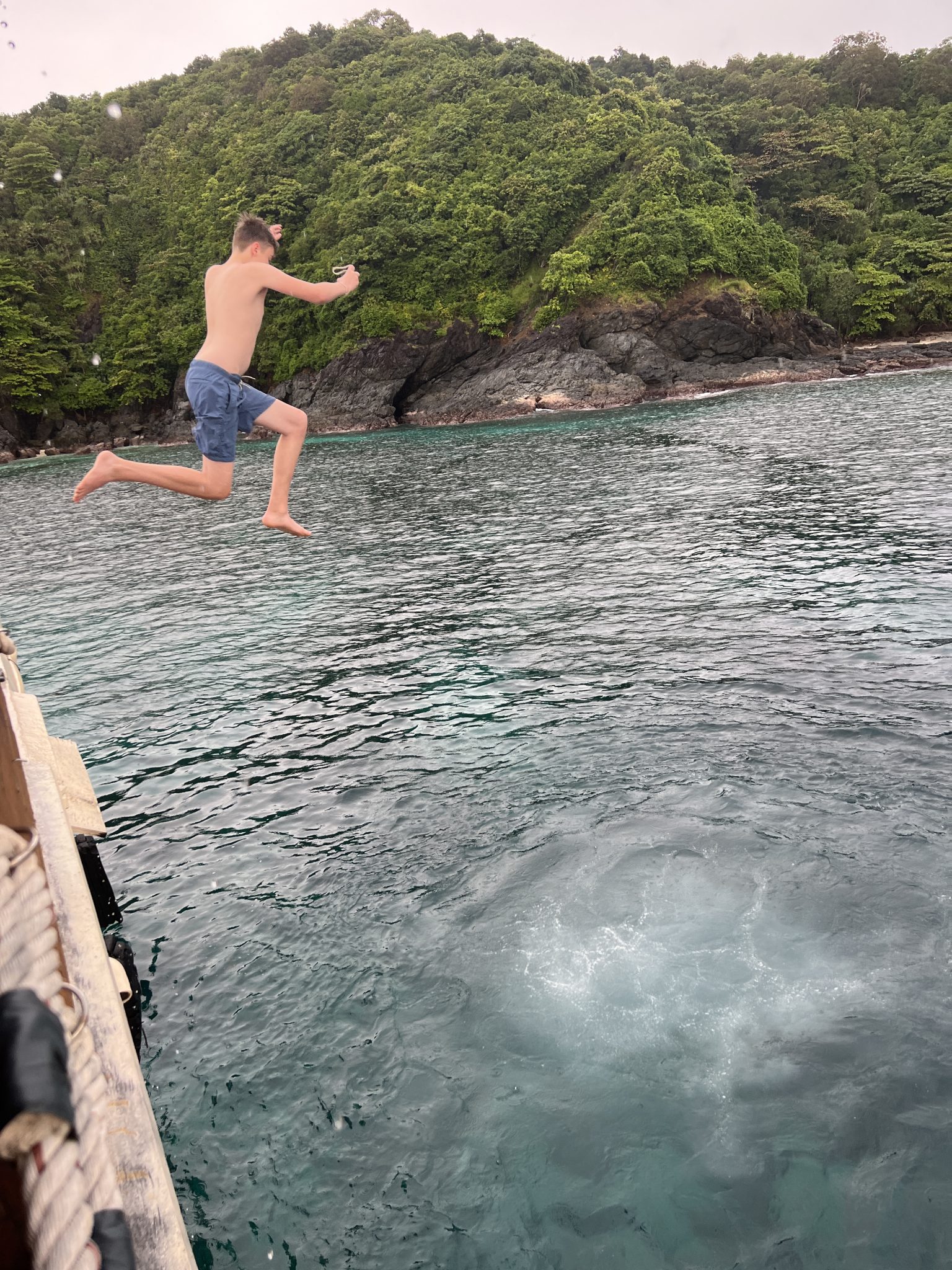 Jumping from La Moet Phuket