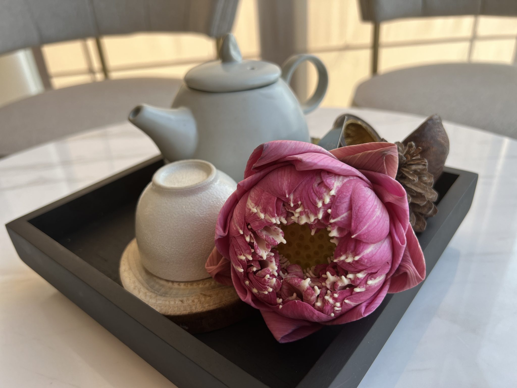 Welcome tea Sense Cera Wyndham Bangkok Queen 