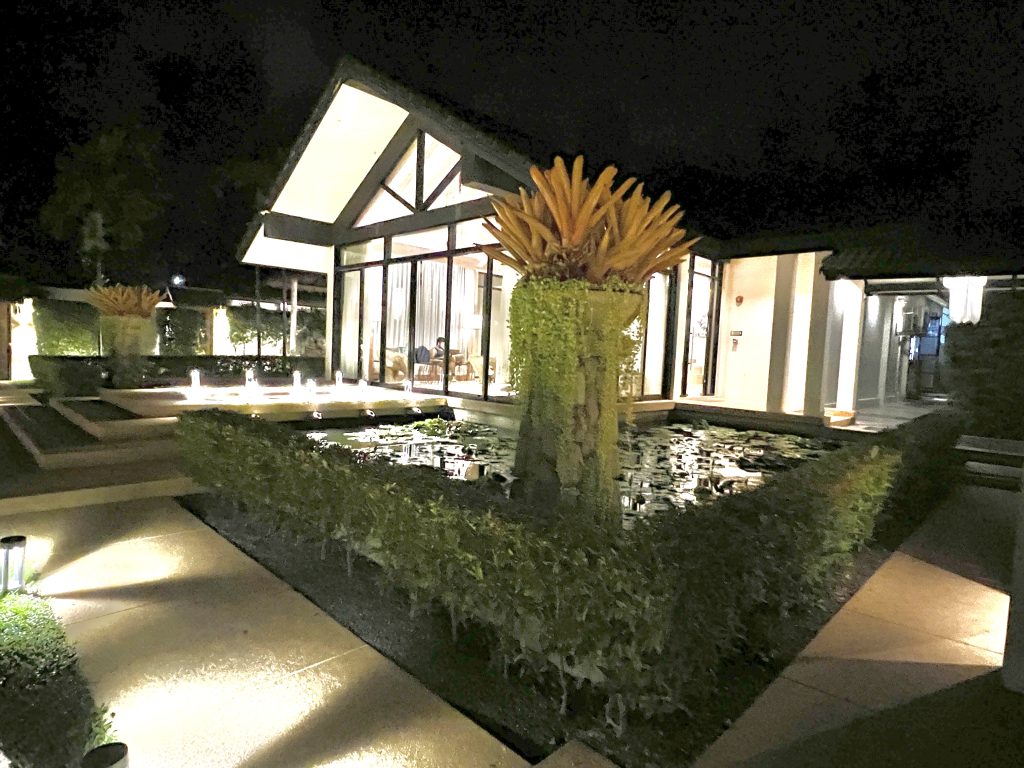 Night time at The Oasis Spa, Laguna
