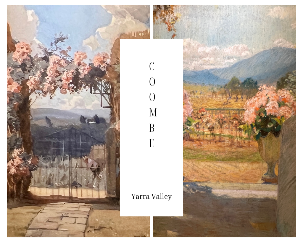 Hans Heysen paintings at Coombe Yarra Valley