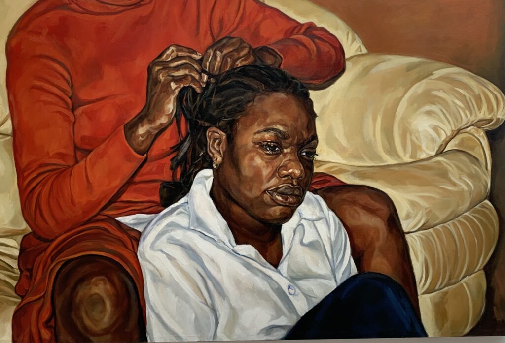 The Sitter Barbara Walker at The Royal Academy of Arts Summer Exhibition