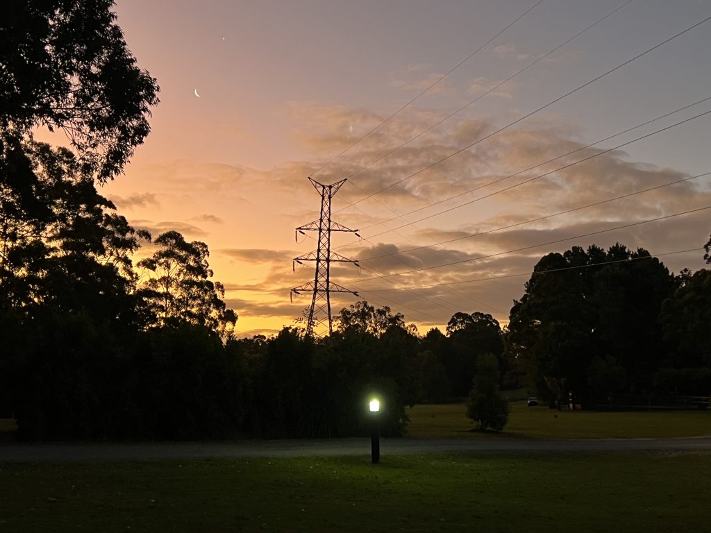 Sunset at Gwinganna Lifestyle Resort