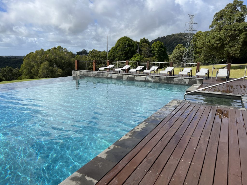 Infinity Swimming Pool at Gwinganna Lifestyle Resort