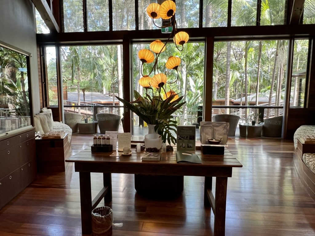 Spa Reception at Gwinganna Lifestyle Resort