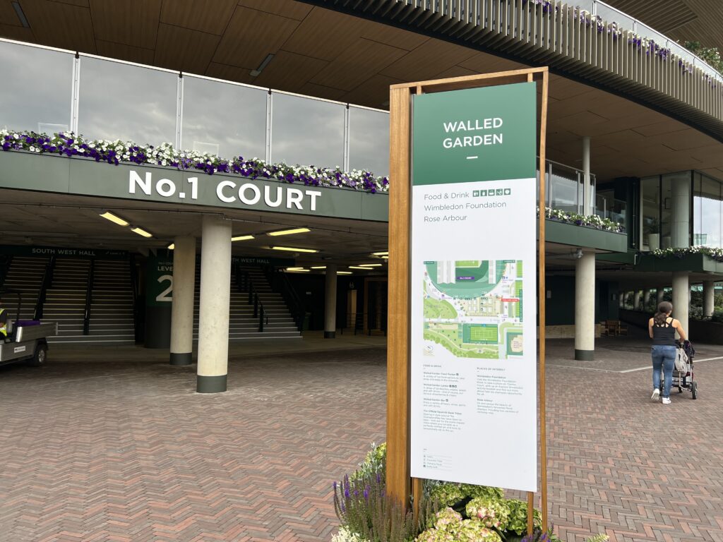 No 1 Court at The Wimbledon Championships