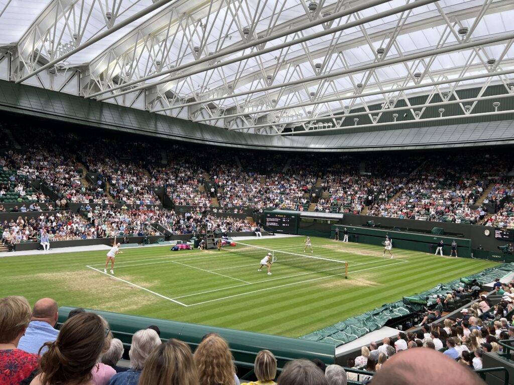 Ladies Doubles Semi Finals Court 1 Wimbledon