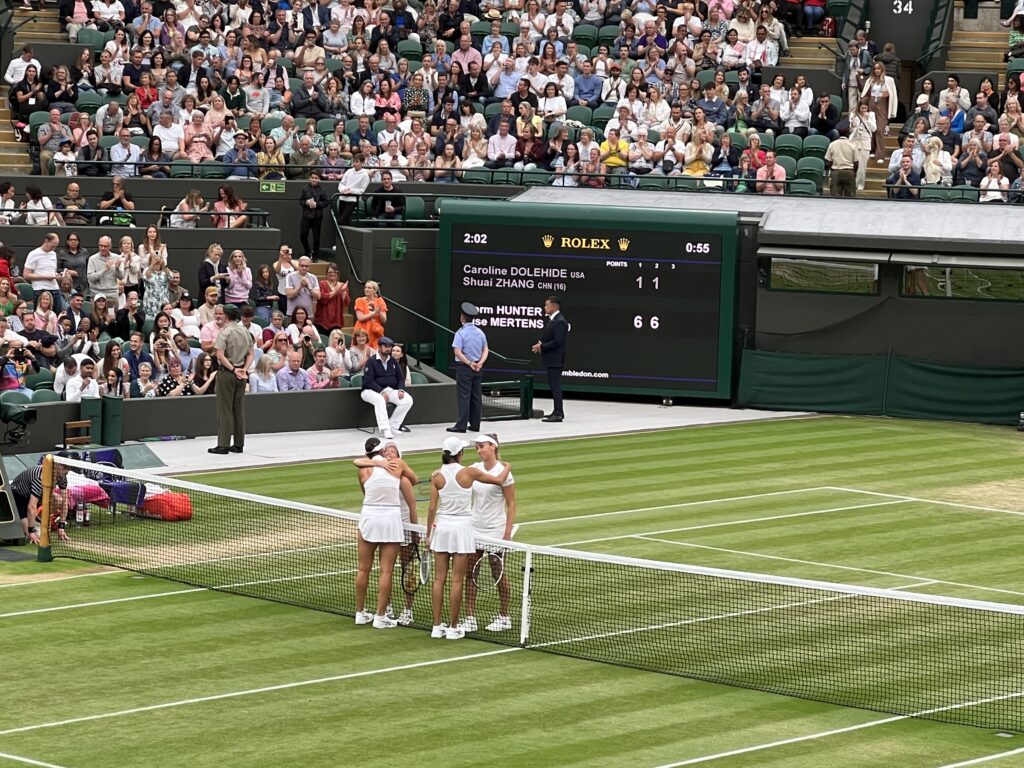 Ladies Doubles Semi Final Court 1
