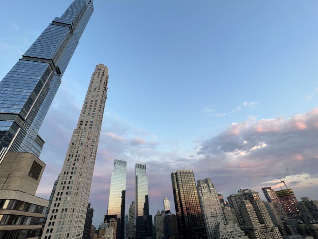 Views of New York from NYAC