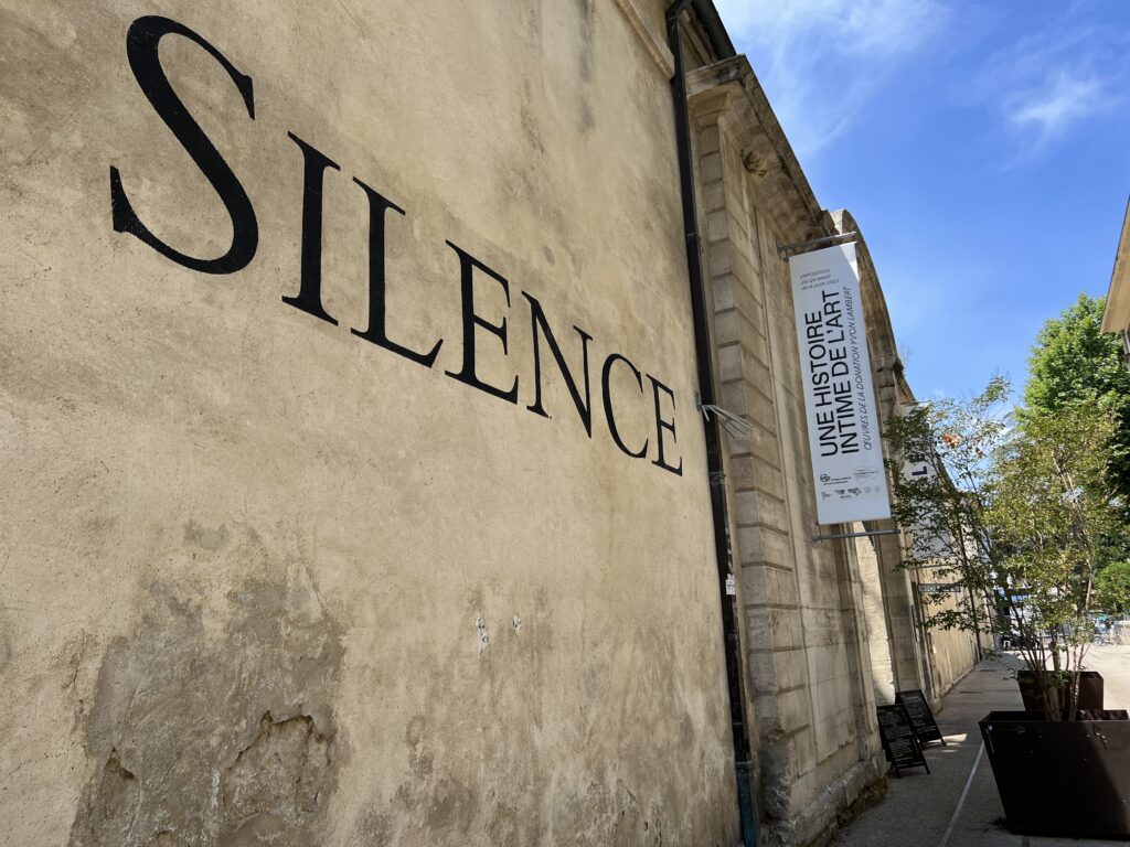 Silence outside Avignon Collection Lambert