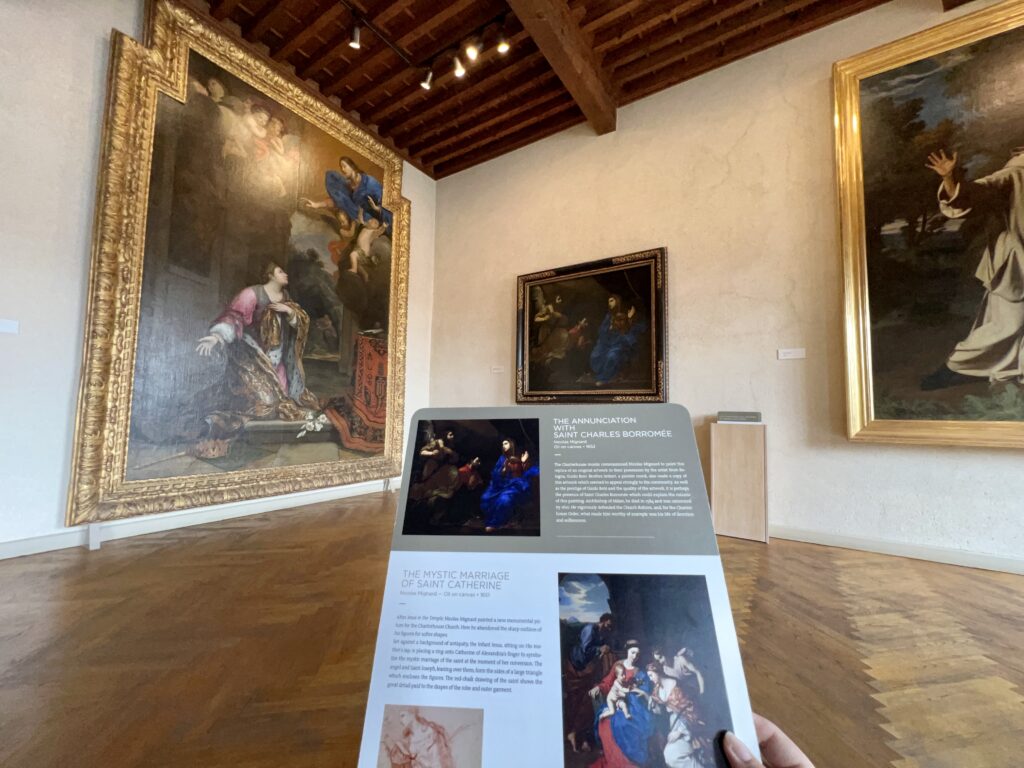 Paintings found at Musée Pierre de Luxembourg in Villeneuve lez Avignon: