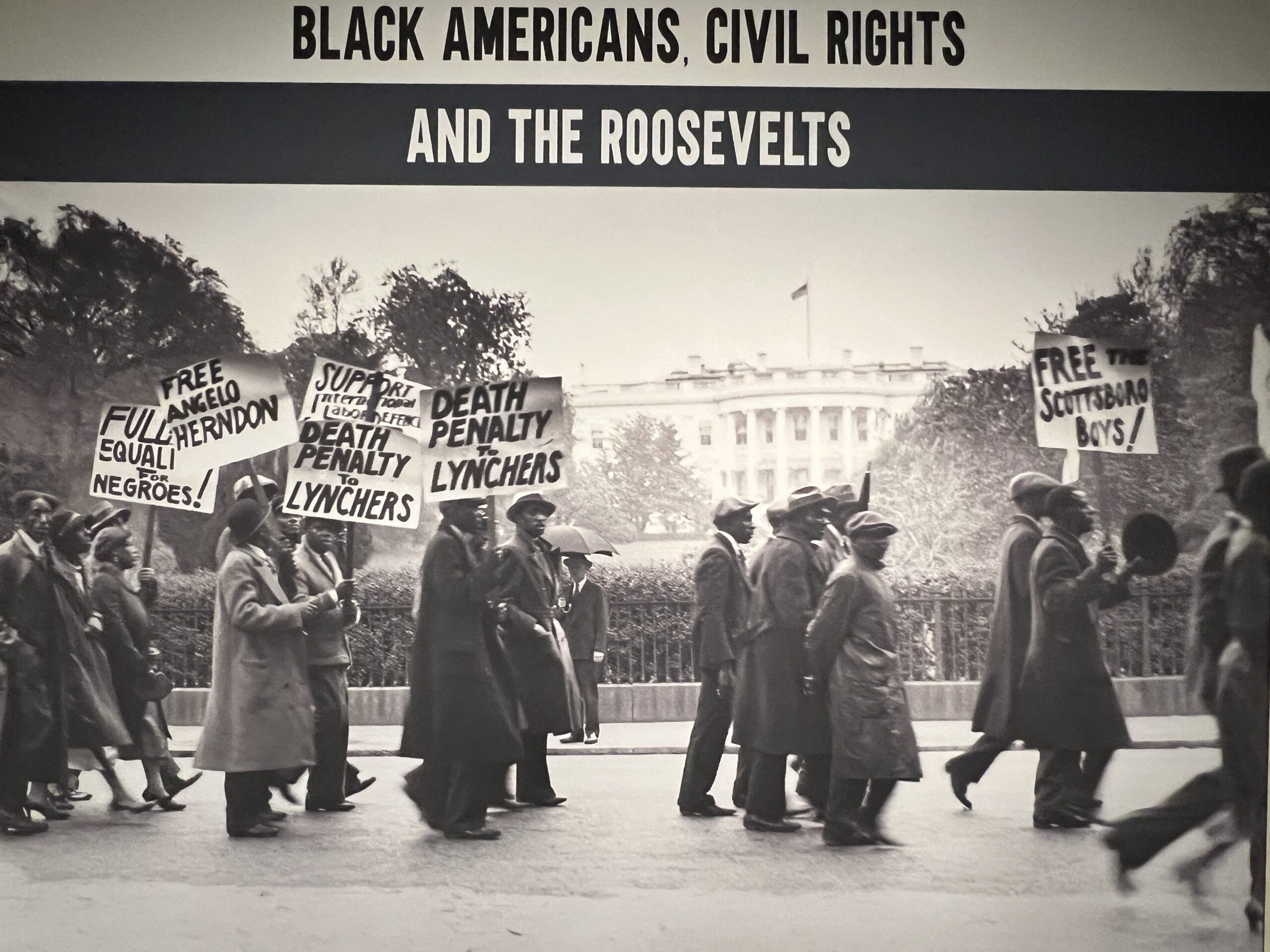Special Exhibition Black American, Civil RIghts and The Roosevelts at FDR Library and Musuem