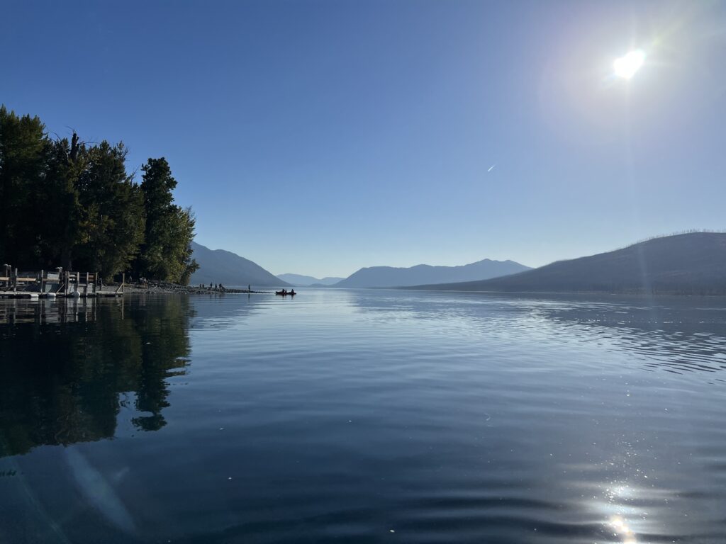 Lake Macdonald Lake, our Glacier National Park, Montana travels