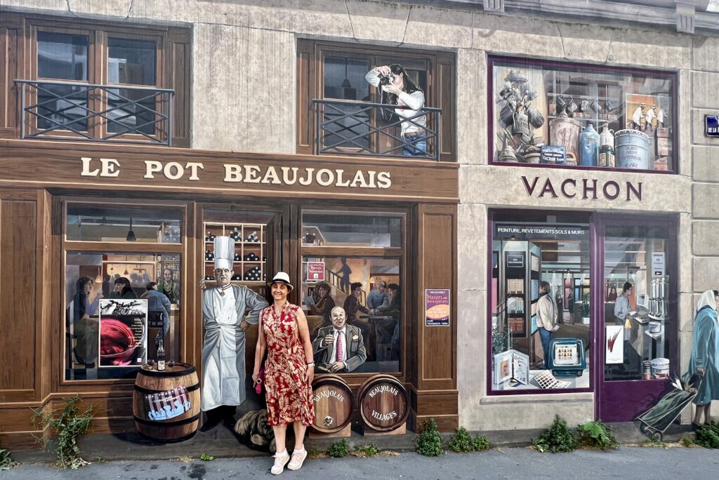 Fresco des Lyonnais Meeting Chef Paul Bocuse