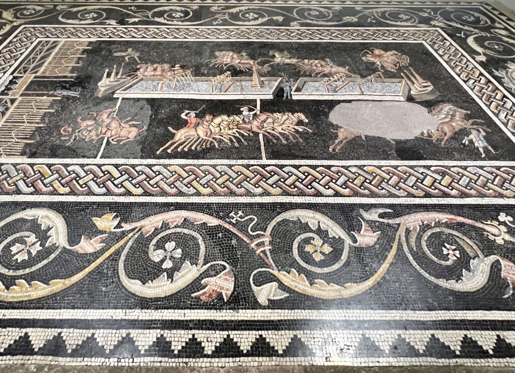 Mosaic floors from Museum of Gallo-Roman Civilisation
