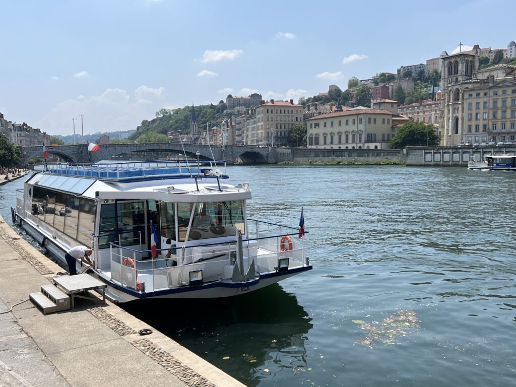 Les Bateaux Lyonnaise cruise is included with a Lyon City Card purchase