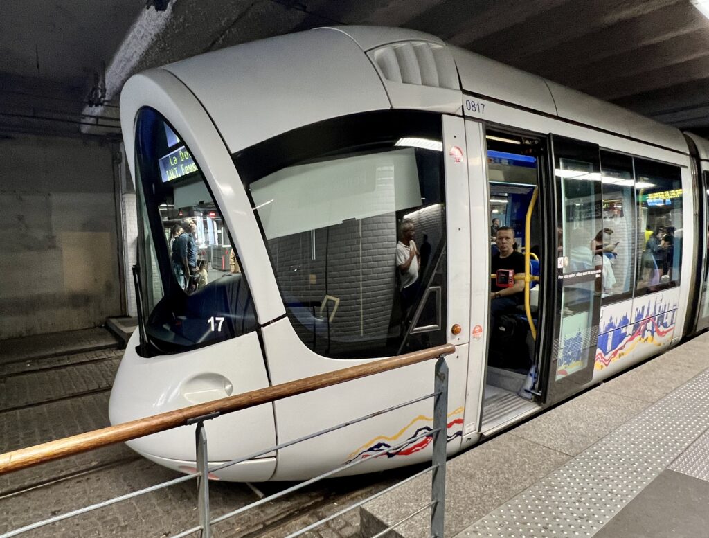 Funicular travel Lyon