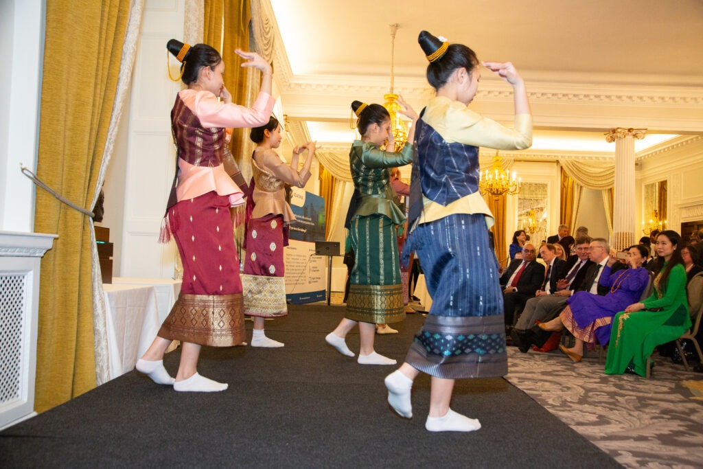 Lao dancers Joint ASEAN Societies Reception
