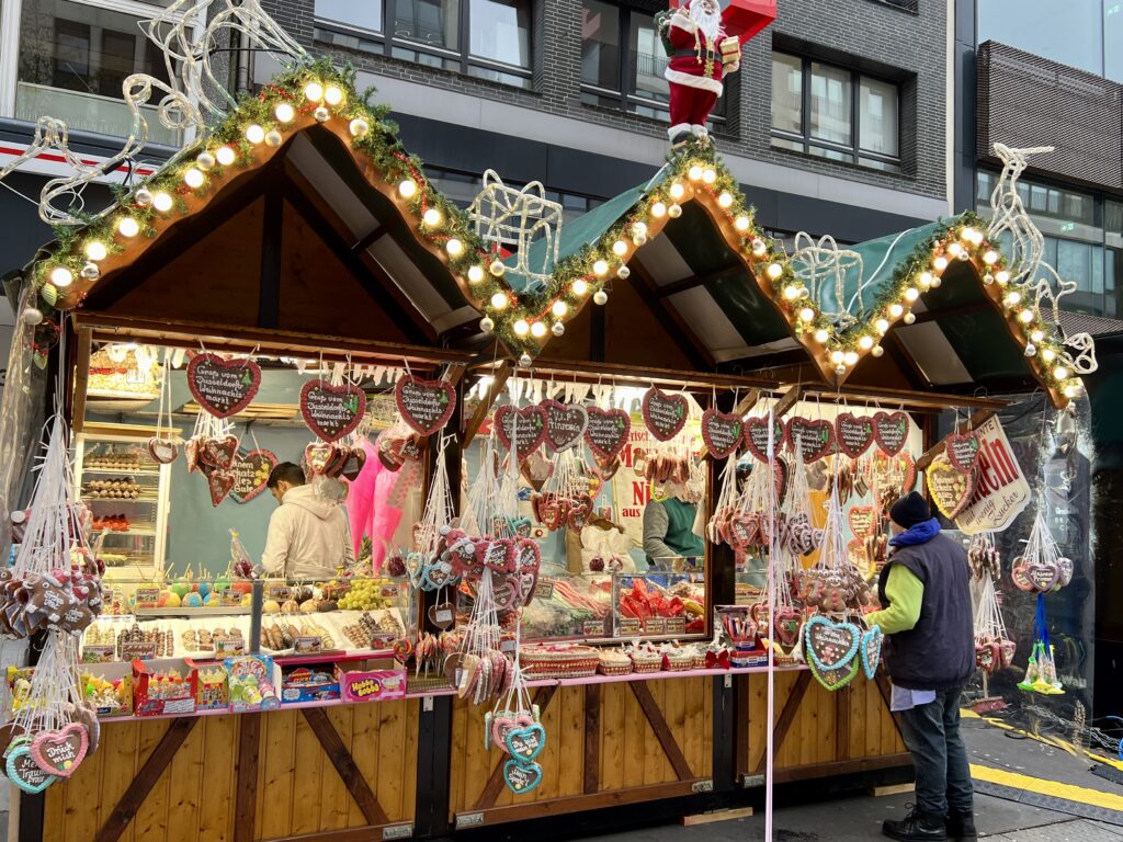 Dusseldorf Christmas Market Gingerbread house