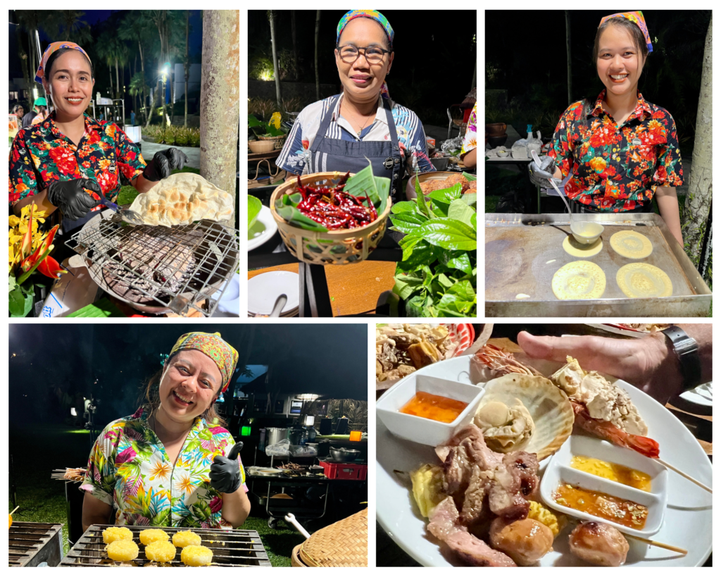 Chef Piak and her team at the Vibrations Festival at The Slate