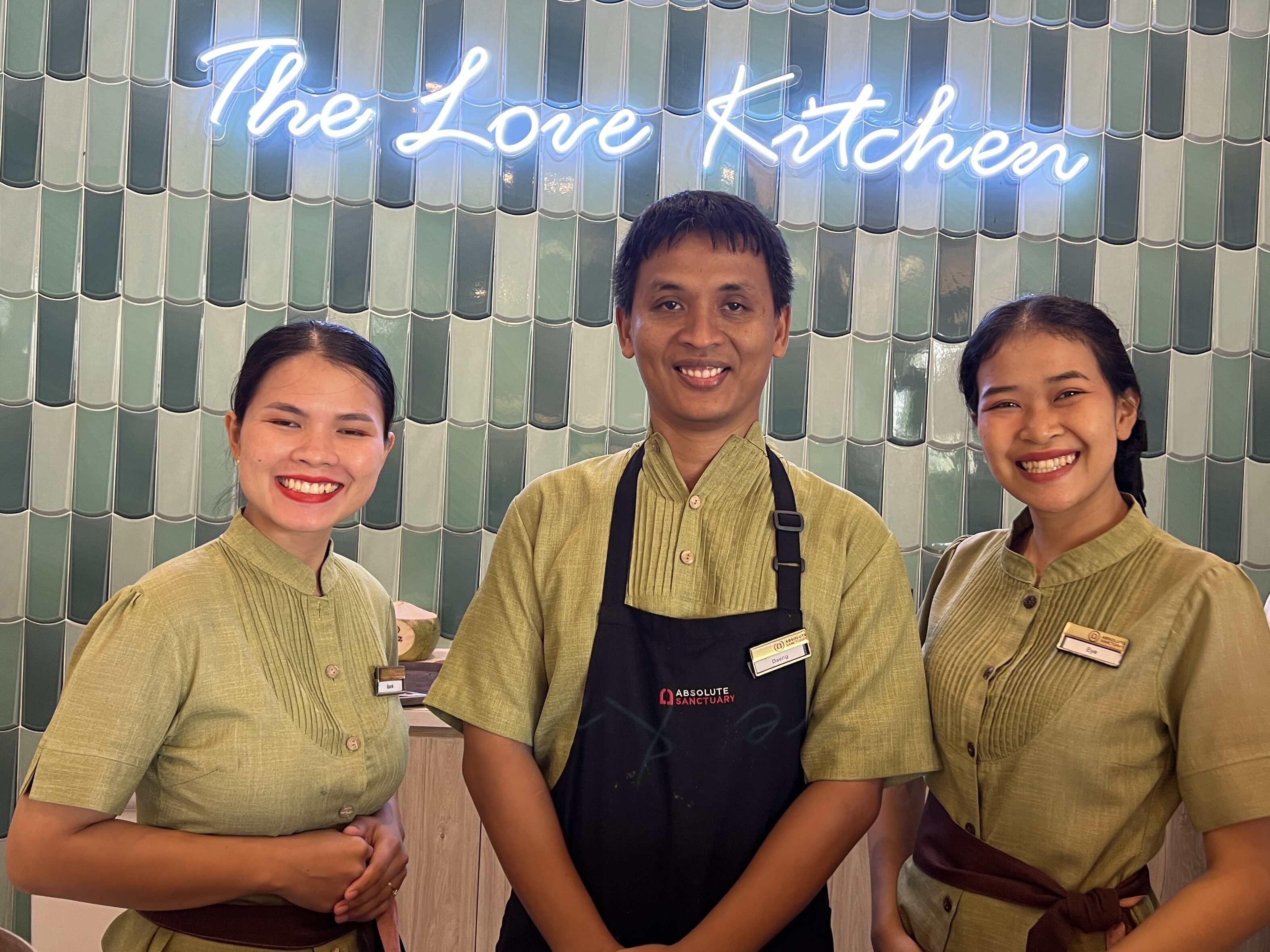 Absolute Sanctuary Love Kitchen staff