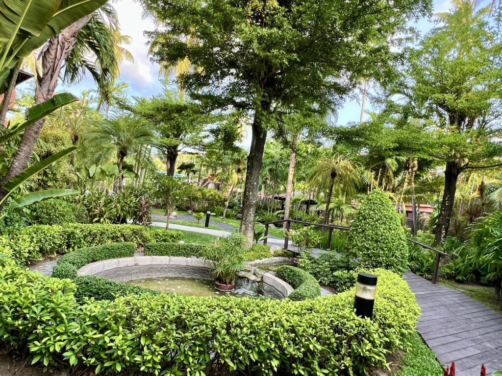 Delightful gardens and grounds at the Courtyard by Marriott Phuket, Patong Beach Resort