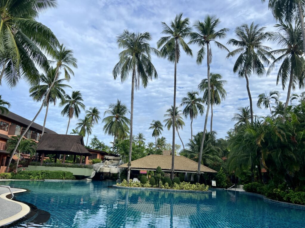The Tropical Pool and Below 23 Bar at the Courtyard by Marriott Phuket, Patong Beach Resort.