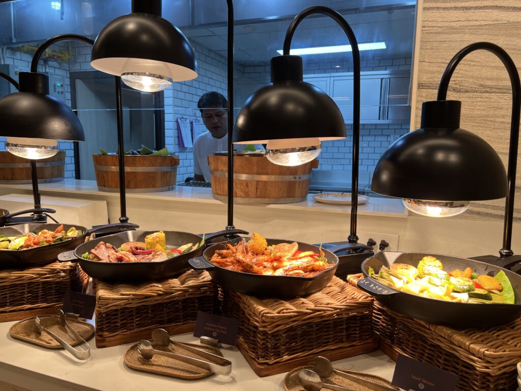 Buffet at The Phuket Eatery at the Courtyard by Marriott Phuket, Patong Beach Resort