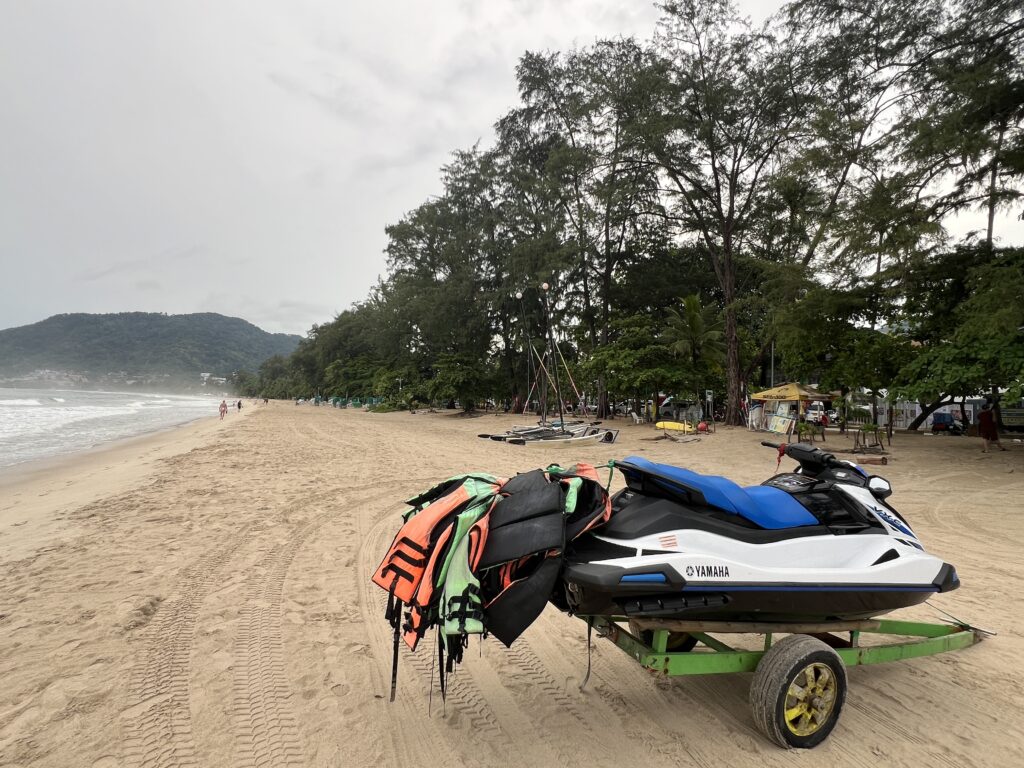 Jet skiing at Patong Beach