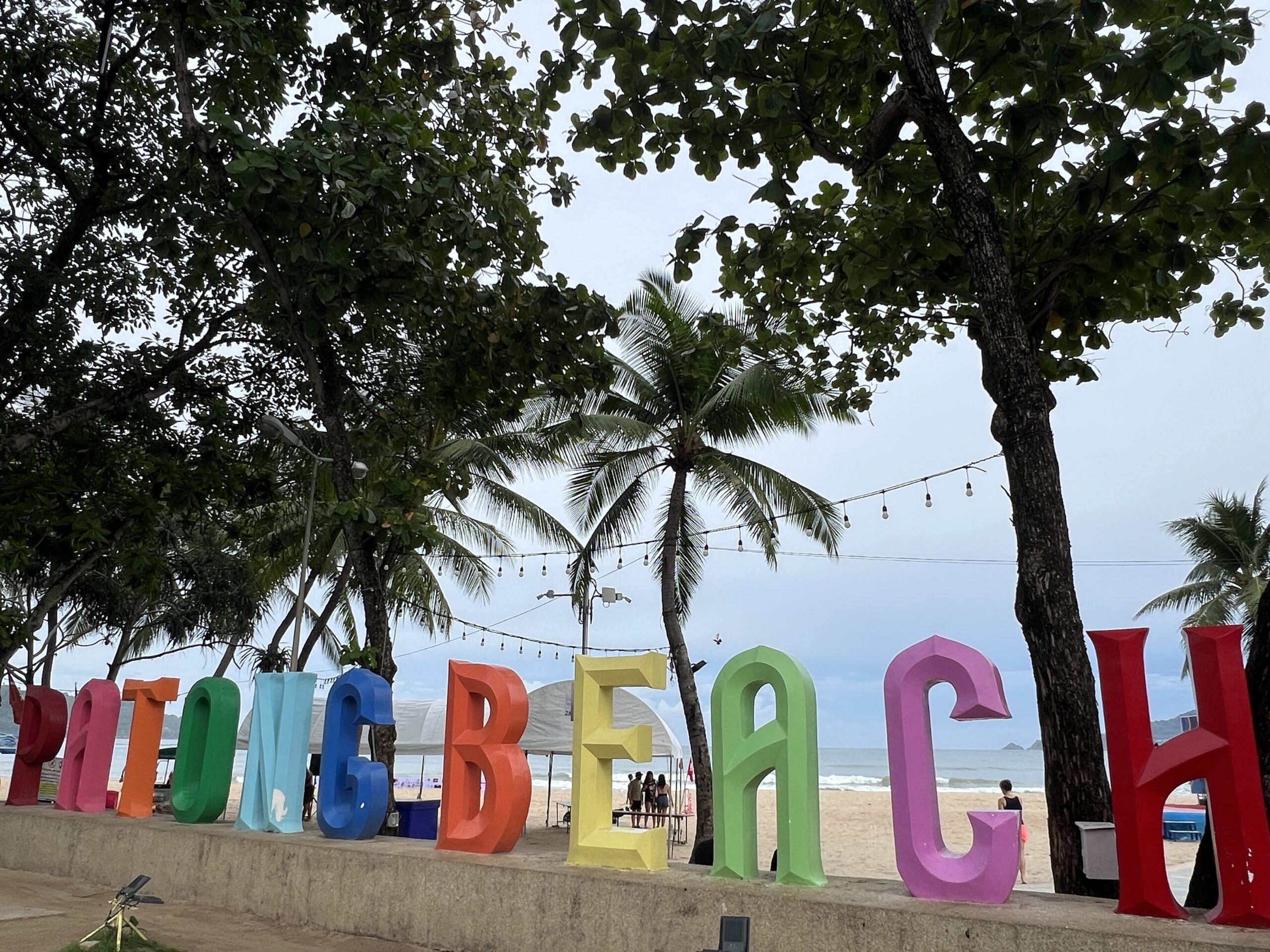 Patong Beach sign