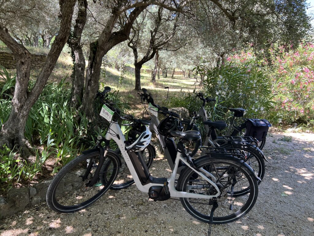 E Bikes at La Bastide du Mourre 