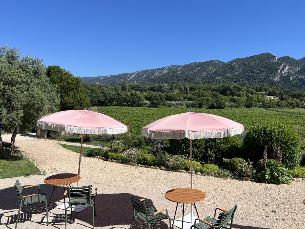 Terrace views La Bastide du Mourre