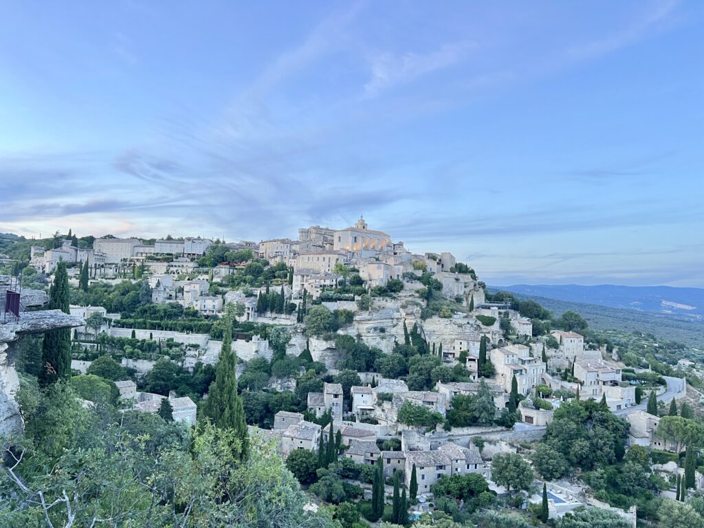 Hilltop views of Gordes, Luberon Provence