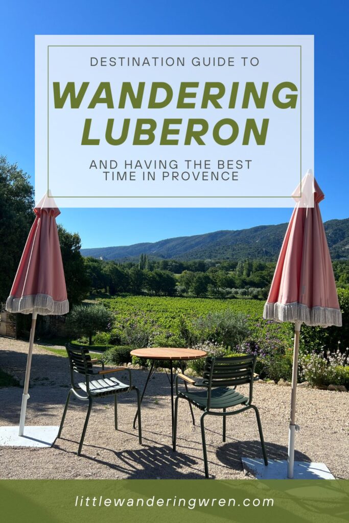 Wandering Luberon Pintrest Pin