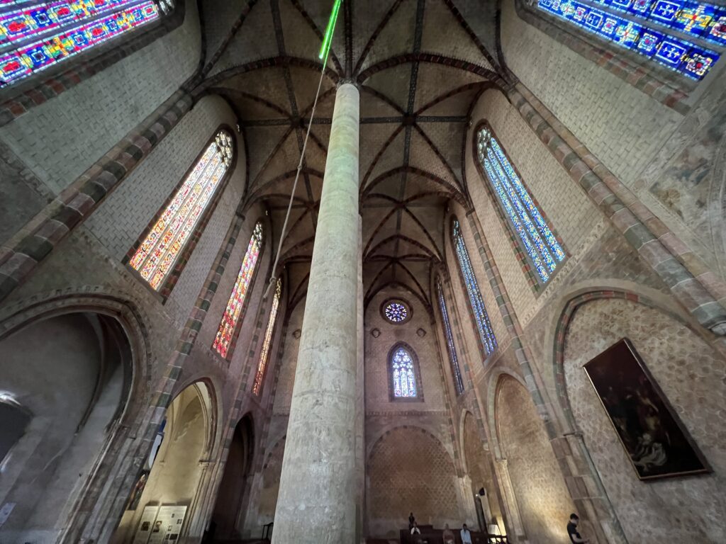 Interior roof at Couvent des Jacobins