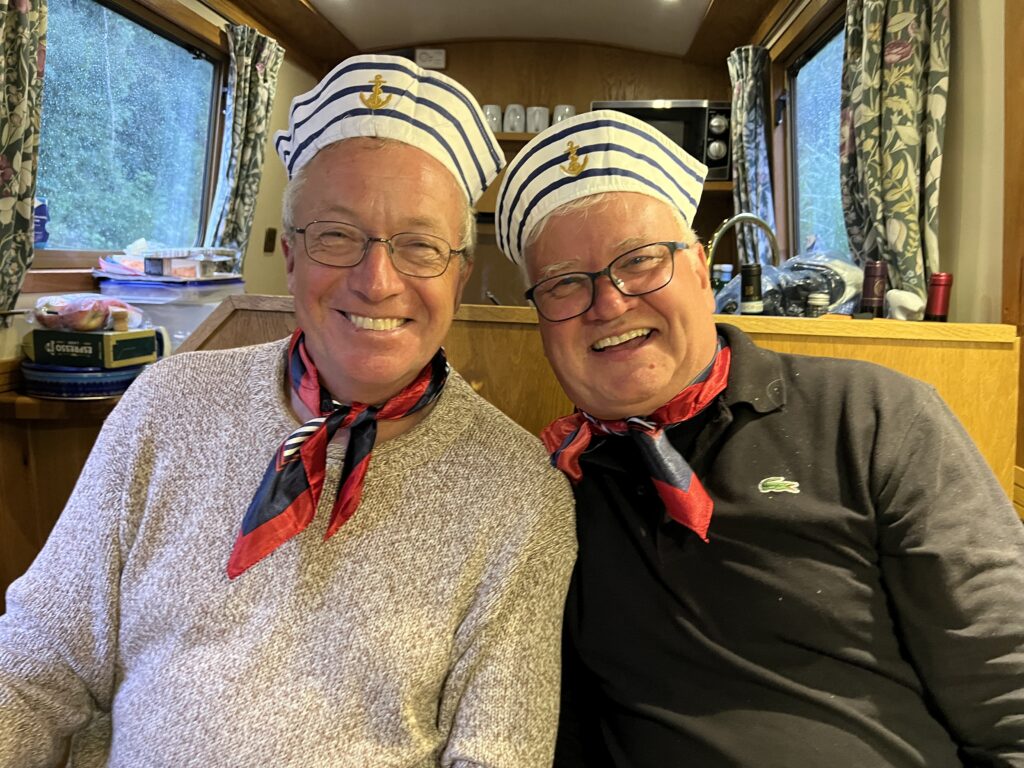 On board Anglo Welsh Narrow boat Poppy