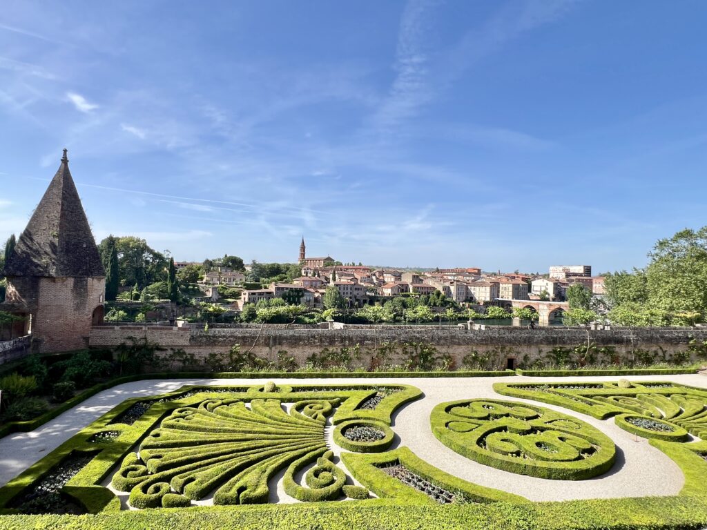 Jardin de la Berbie, Albi in the Tarn, Occitanie.